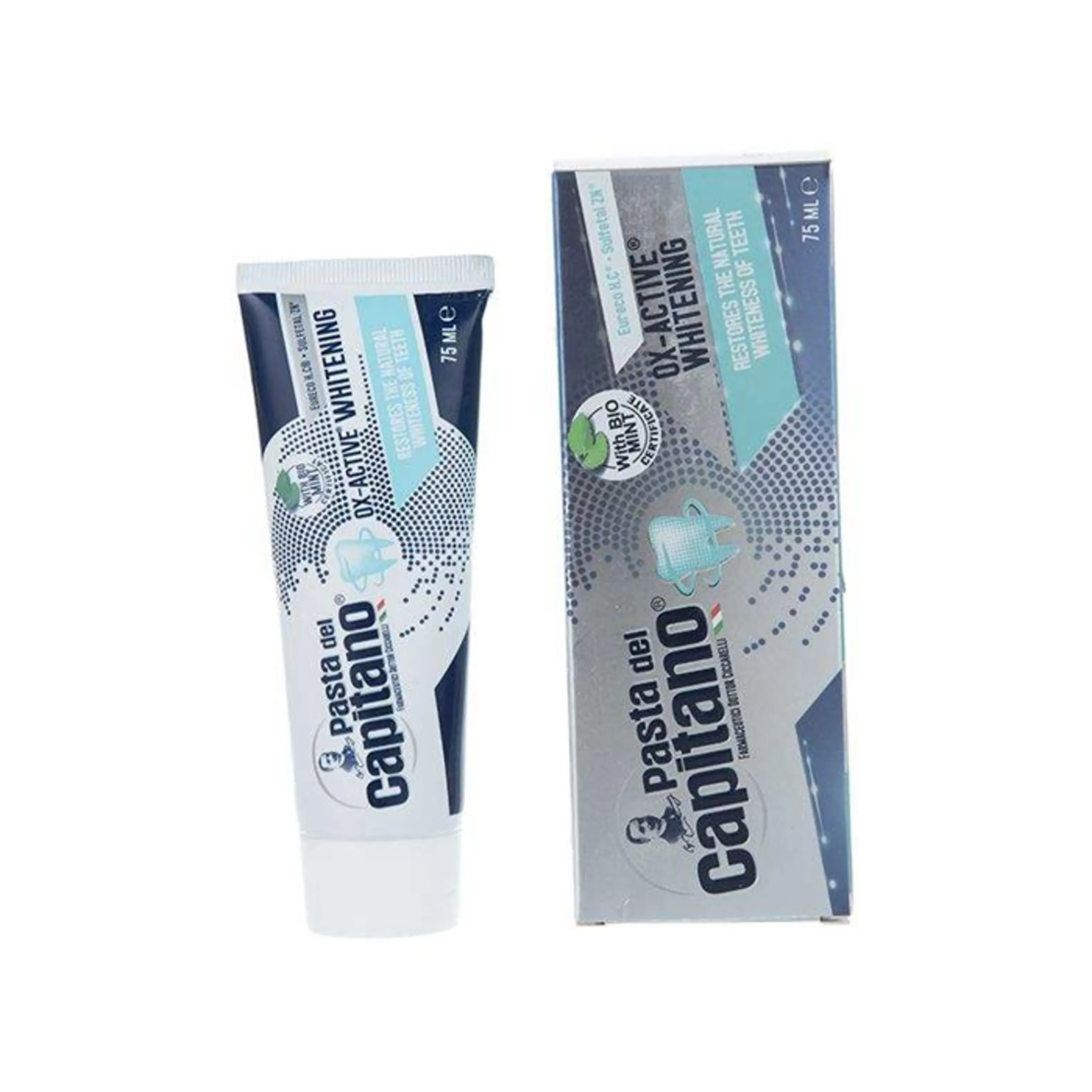 خمیر دندان سفید کننده دندان اکتیو Pasta Del Capitano